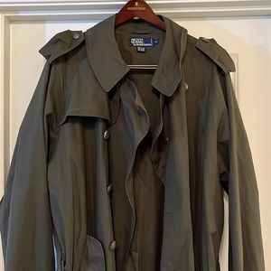 XL Ralph Lauren Polo Forest Green Trenchcoat
